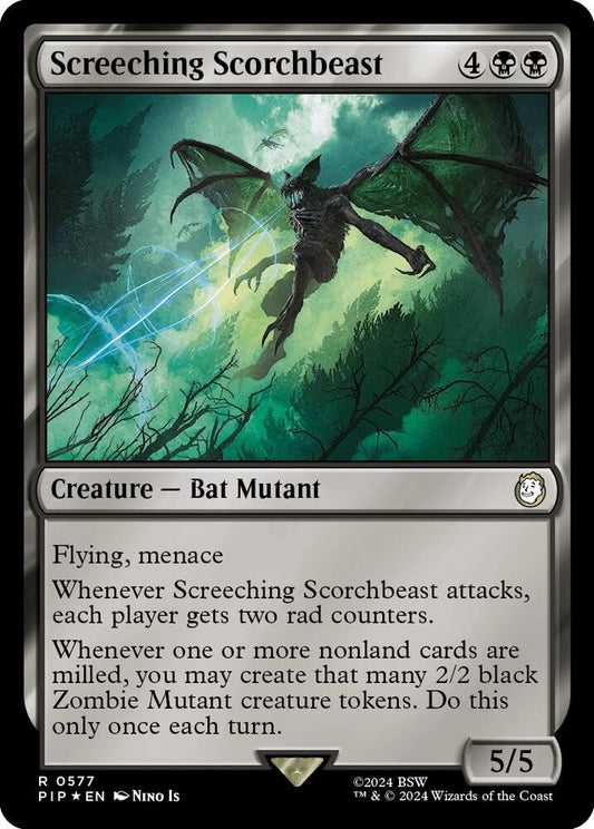 Screeching Scorchbeast (Surge Foil) [Universes Beyond: Fallout] 577