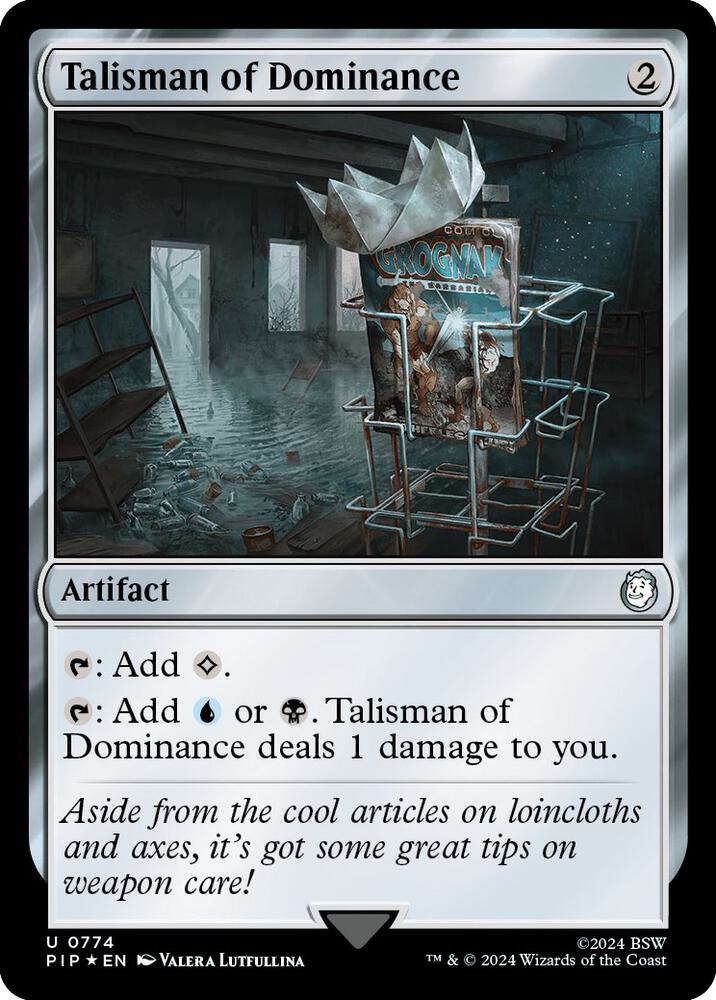 Talisman of Dominance (Surge Foil) [Universes Beyond: Fallout] 774
