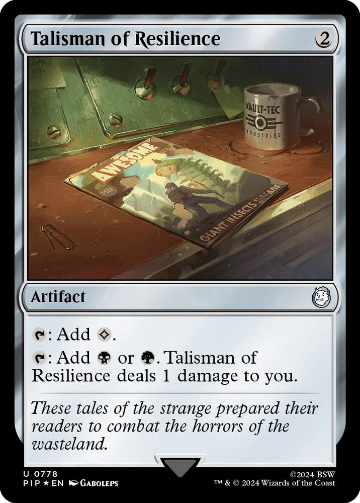 Talisman of Resilience (Surge Foil) [Universes Beyond: Fallout] 778