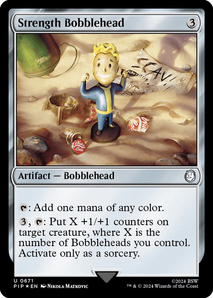 Strength Bobblehead (Surge Foil) [Universes Beyond: Fallout] 671