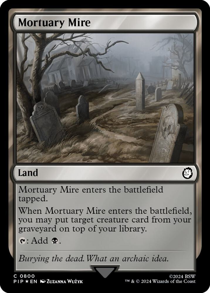 Mortuary Mire (Surge Foil) [Universes Beyond: Fallout] 800