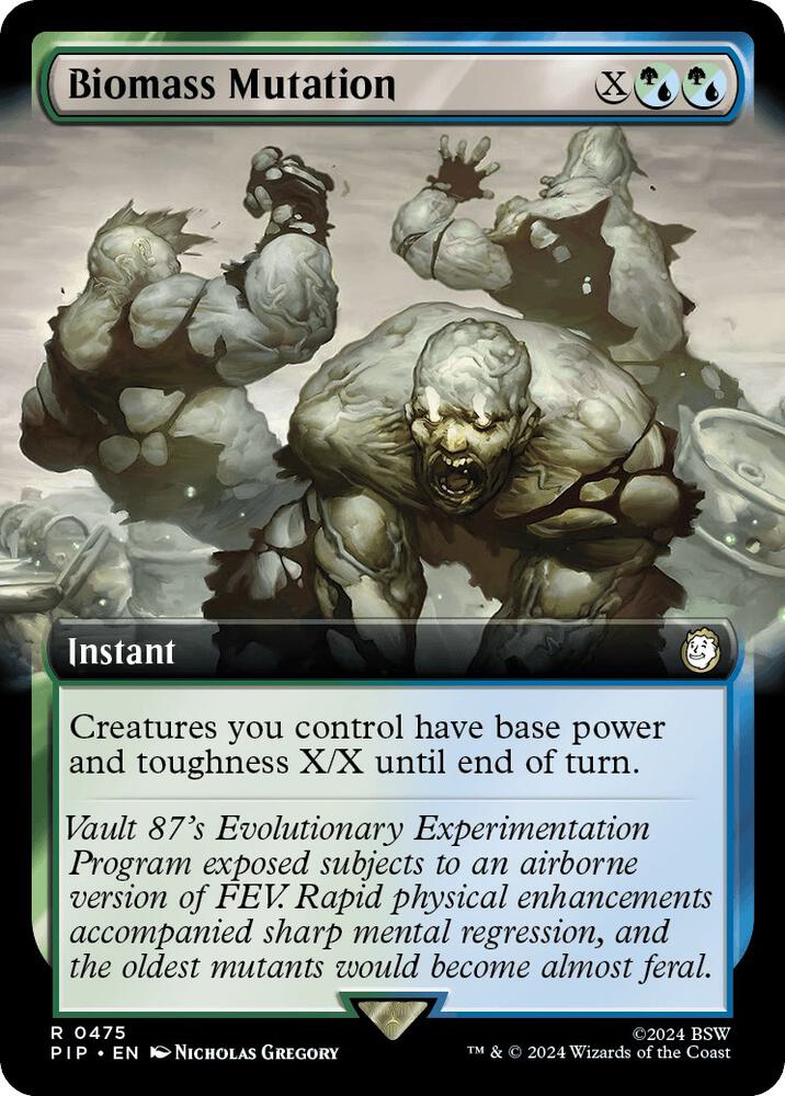 Biomass Mutation (Extended Art) [Universes Beyond: Fallout] 475