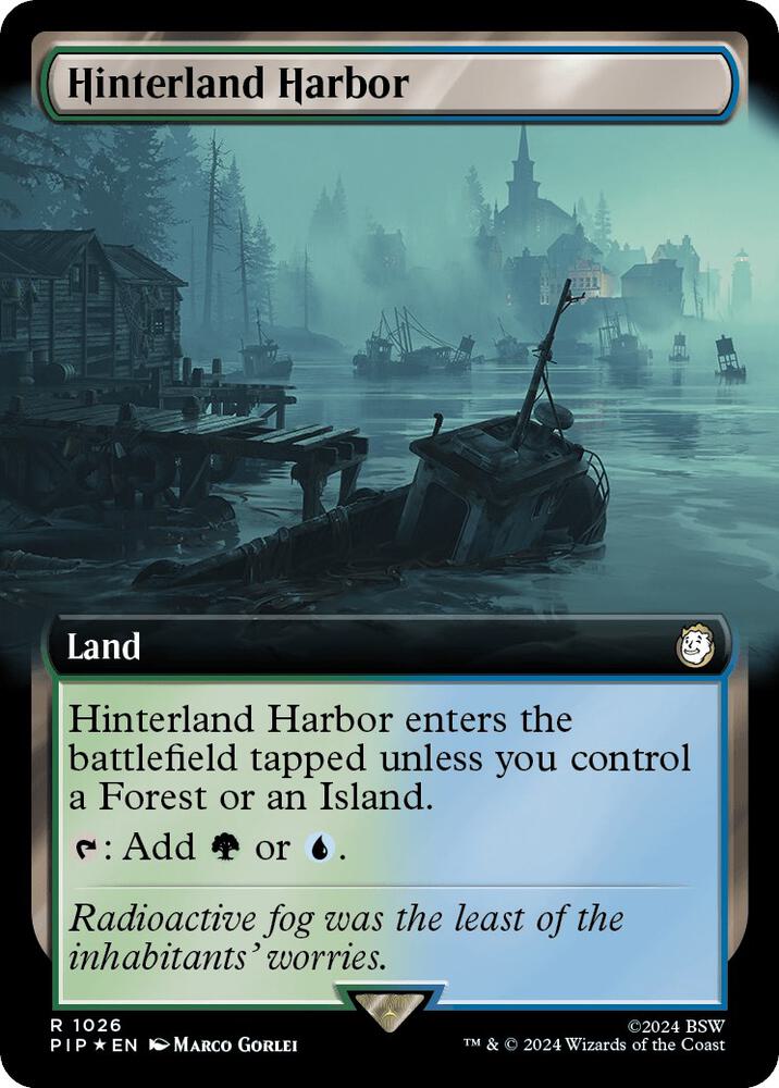 Hinterland Harbor (Extended Art) (Surge Foil) [Universes Beyond: Fallout] 1026
