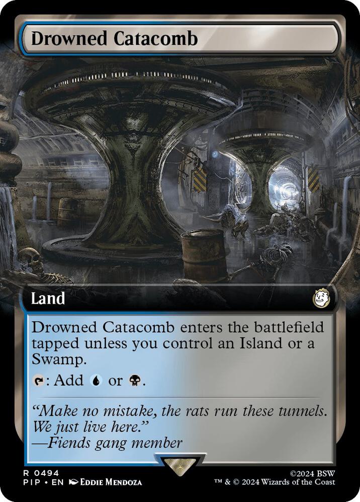 Drowned Catacomb (Extended Art) [Universes Beyond: Fallout] 494