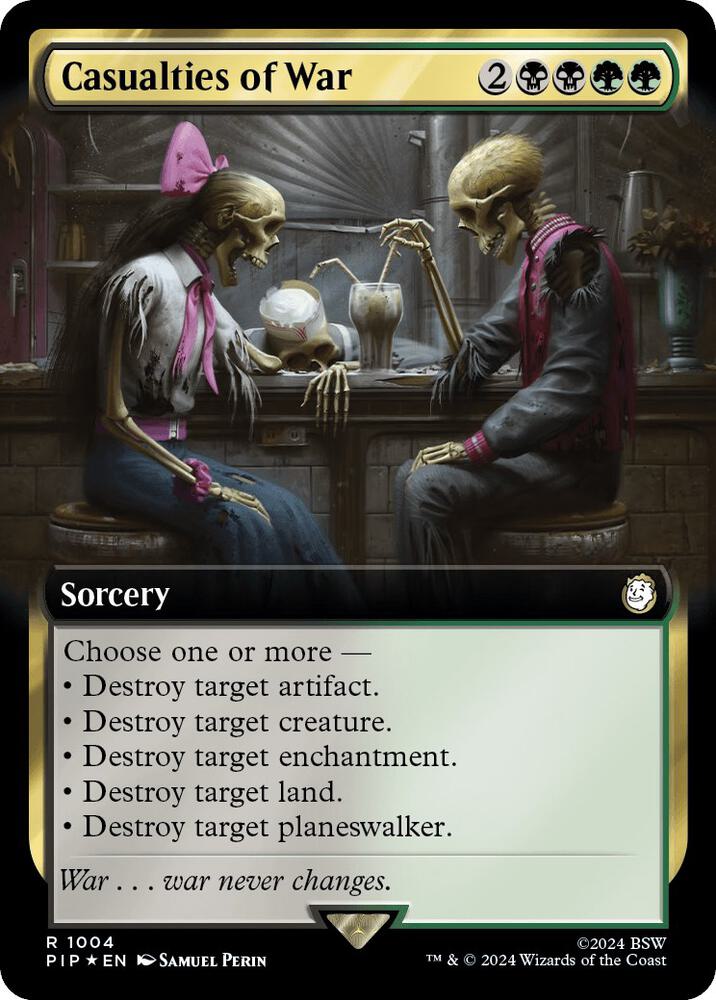 Casualties of War (Extended Art) (Surge Foil) [Universes Beyond: Fallout] 1004