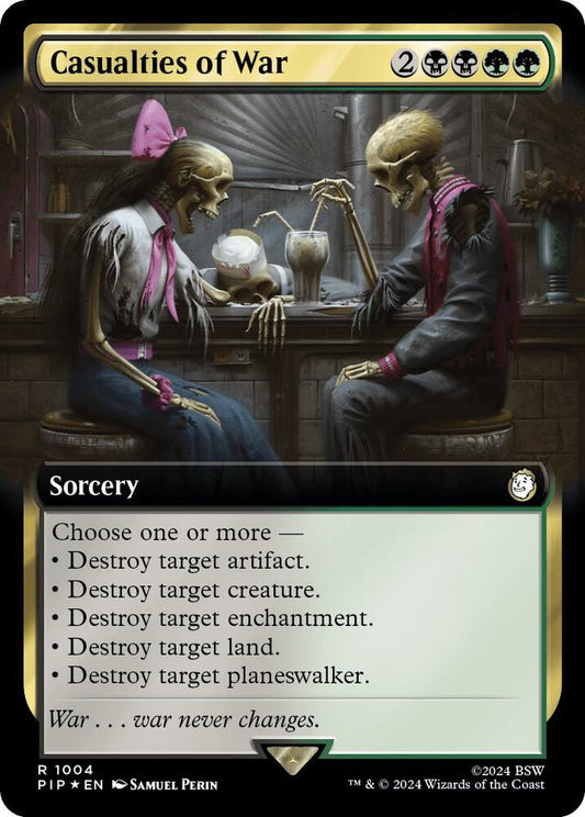 Casualties of War (Extended Art) (Surge Foil) [Universes Beyond: Fallout] 1004