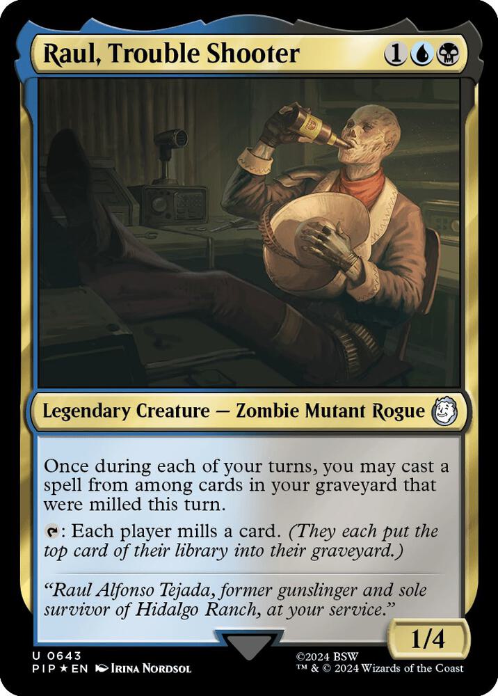 Raul, Trouble Shooter (Surge Foil) [Universes Beyond: Fallout] 643