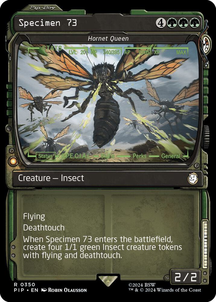 Specimen 73 - Hornet Queen (Showcase) [Universes Beyond: Fallout] 350