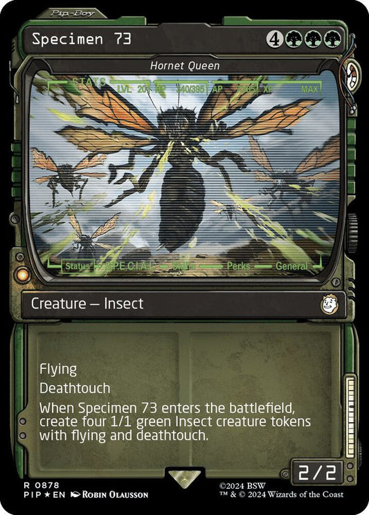 Specimen 73 - Hornet Queen (Showcase) (Surge Foil) [Universes Beyond: Fallout] 878