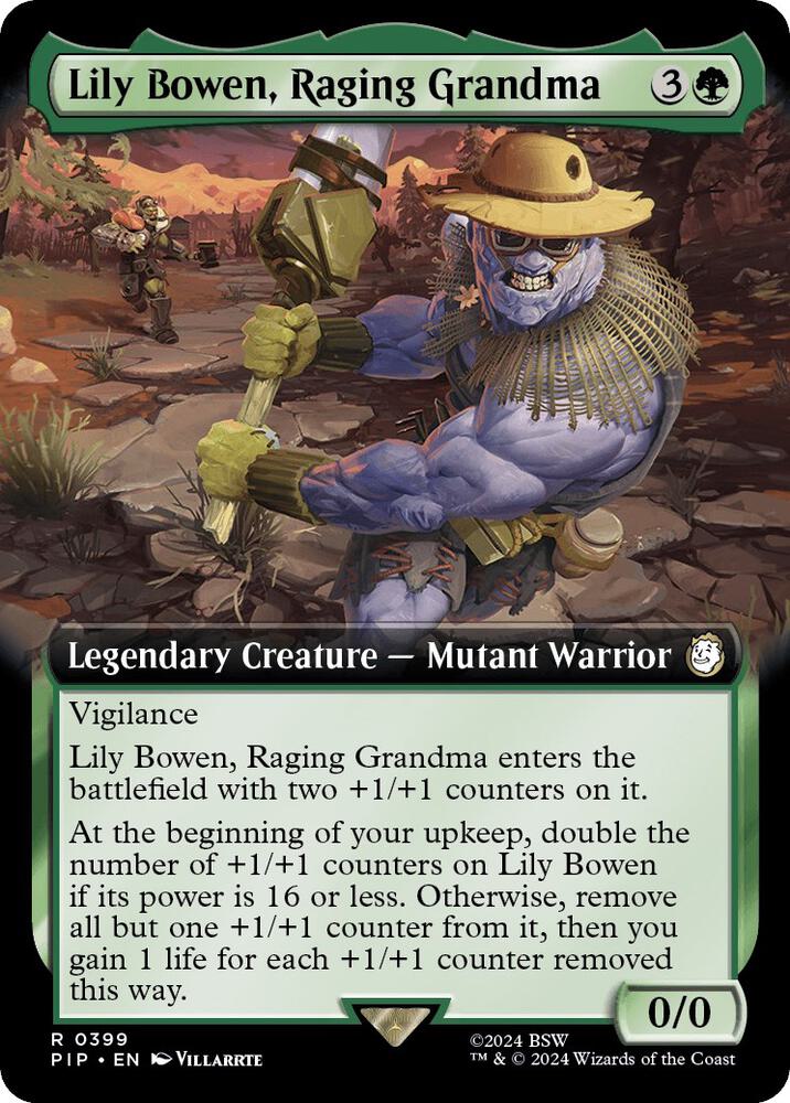 Lily Bowen, Raging Grandma (Extended Art) [Universes Beyond: Fallout] 399