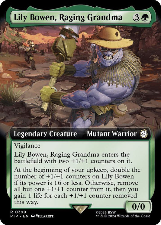 Lily Bowen, Raging Grandma (Extended Art) [Universes Beyond: Fallout] 399