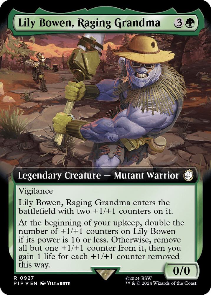 Lily Bowen, Raging Grandma (Extended Art) (Surge Foil) [Universes Beyond: Fallout] 927