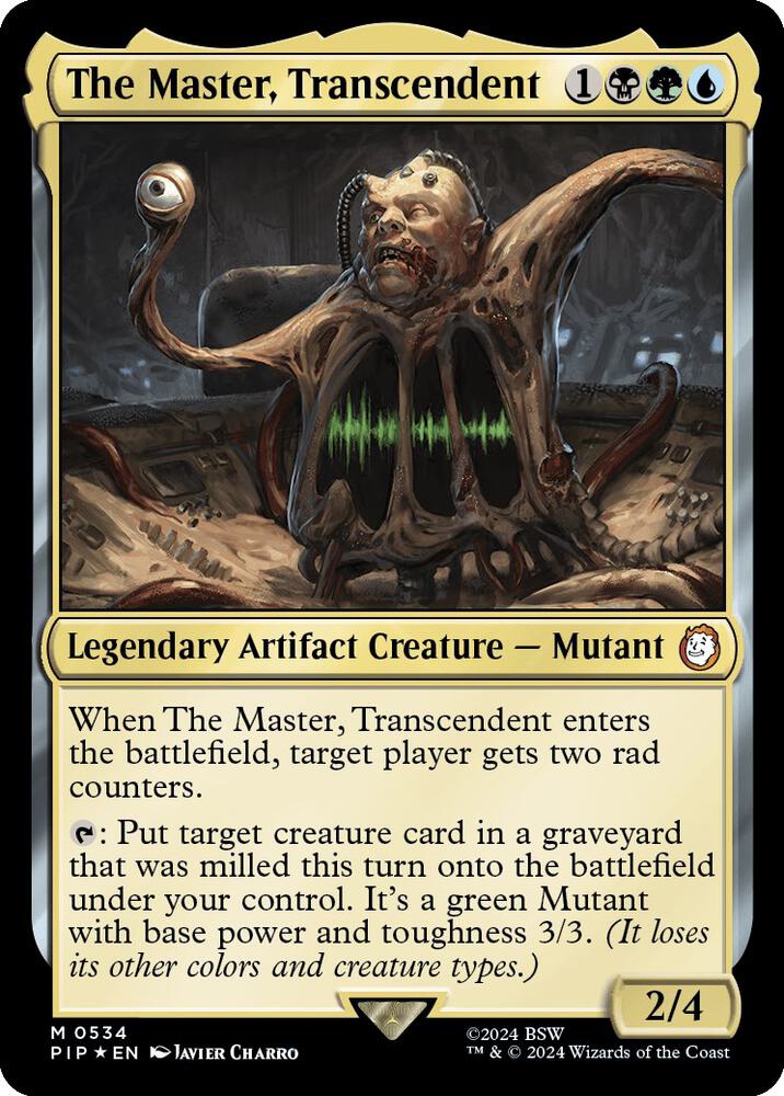 The Master, Transcendent (Surge Foil) [Universes Beyond: Fallout] 534