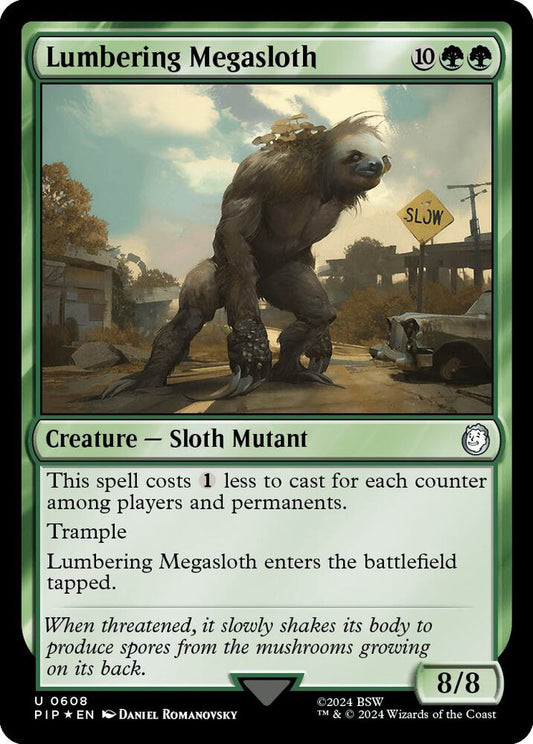 Lumbering Megasloth (Surge Foil) [Universes Beyond: Fallout] 608