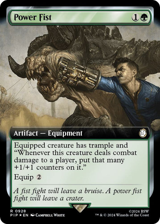 Power Fist (Extended Art) (Surge Foil) [Universes Beyond: Fallout] 928