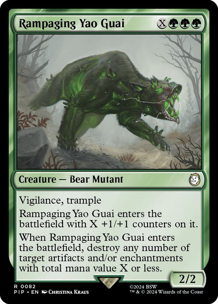 Rampaging Yao Guai [Universes Beyond: Fallout] 82