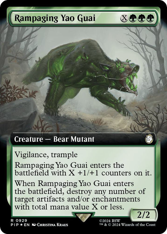 Rampaging Yao Guai (Extended Art) (Surge Foil) [Universes Beyond: Fallout] 929