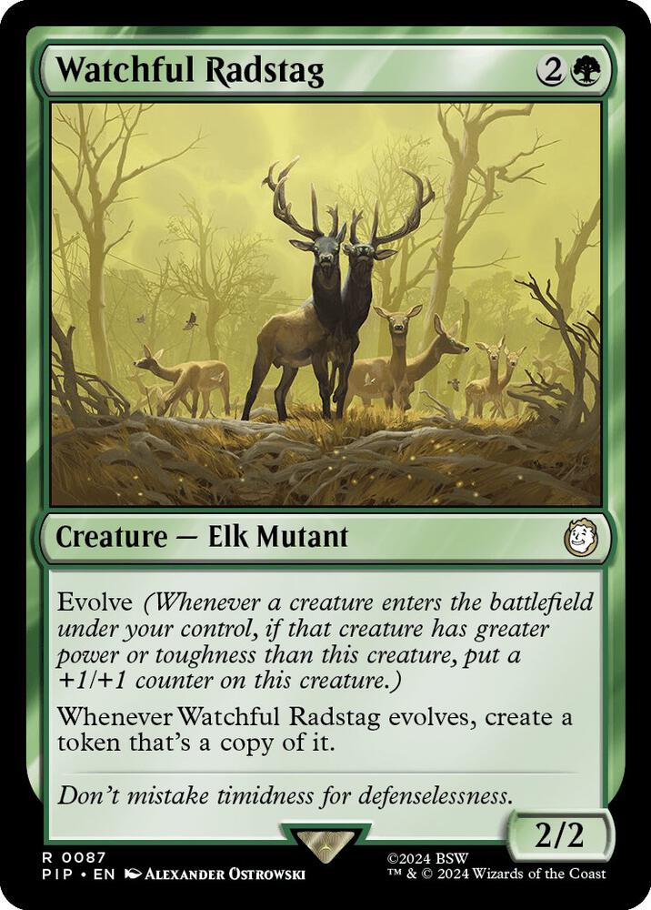 Watchful Radstag [Universes Beyond: Fallout] 87