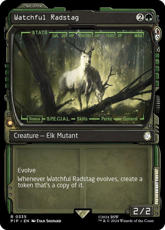 Watchful Radstag (Showcase) [Universes Beyond: Fallout] 335