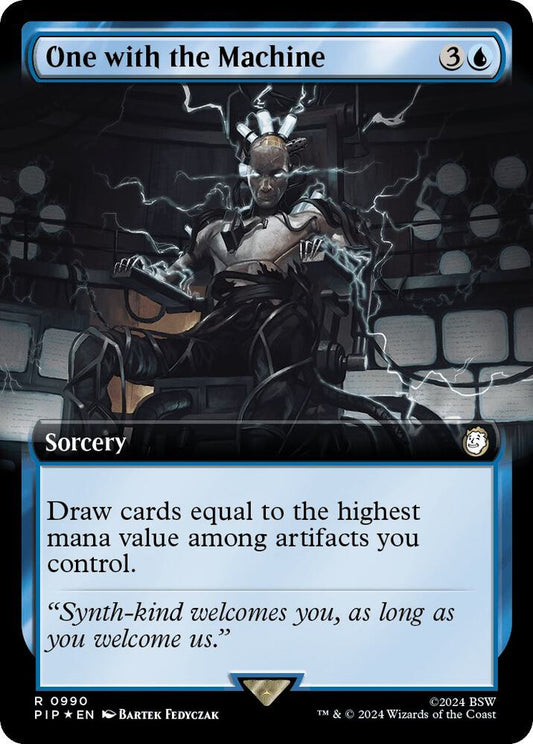 One with the Machine (Extended Art) (Surge Foil) [Universes Beyond: Fallout] 990