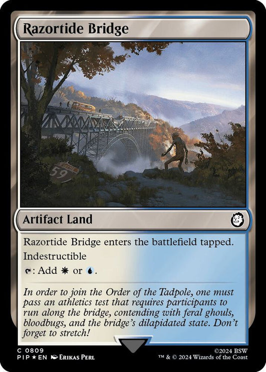 Razortide Bridge (Surge Foil) [Universes Beyond: Fallout] 809