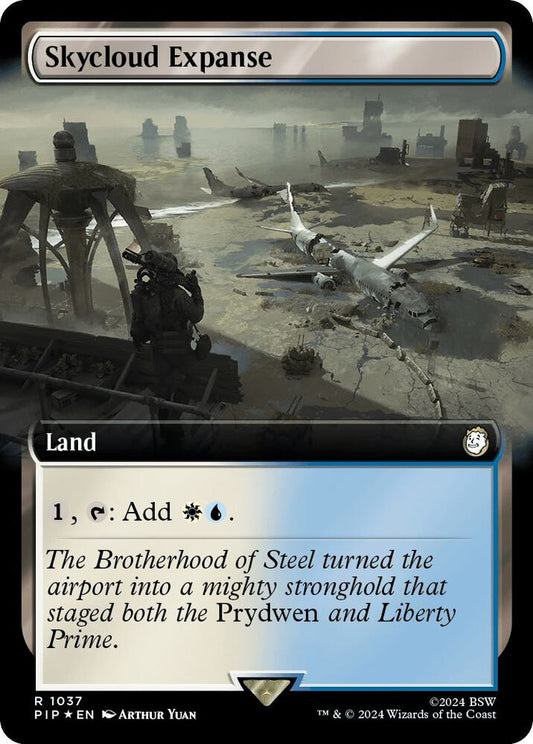 Skycloud Expanse (Extended Art) (Surge Foil) [Universes Beyond: Fallout] 1037
