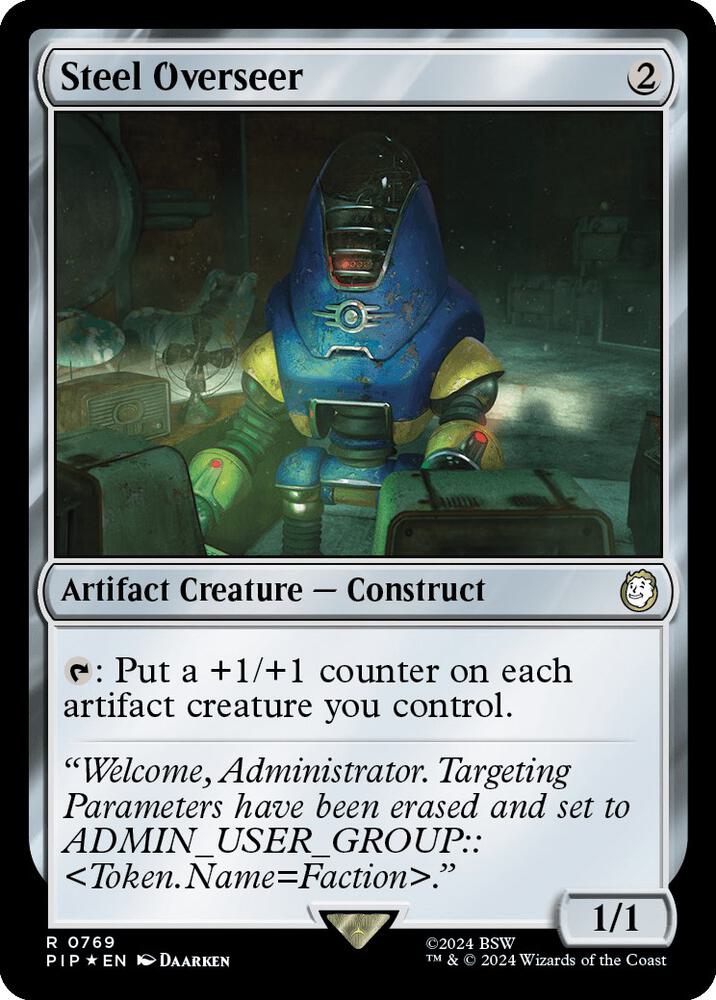 Steel Overseer (Surge Foil) [Universes Beyond: Fallout] 769