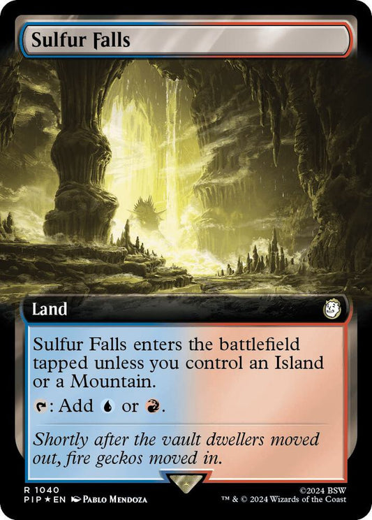 Sulfur Falls (Extended Art) (Surge Foil) [Universes Beyond: Fallout] 1040