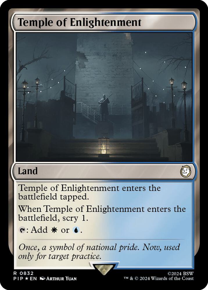 Temple of Enlightenment (Surge Foil) [Universes Beyond: Fallout] 832