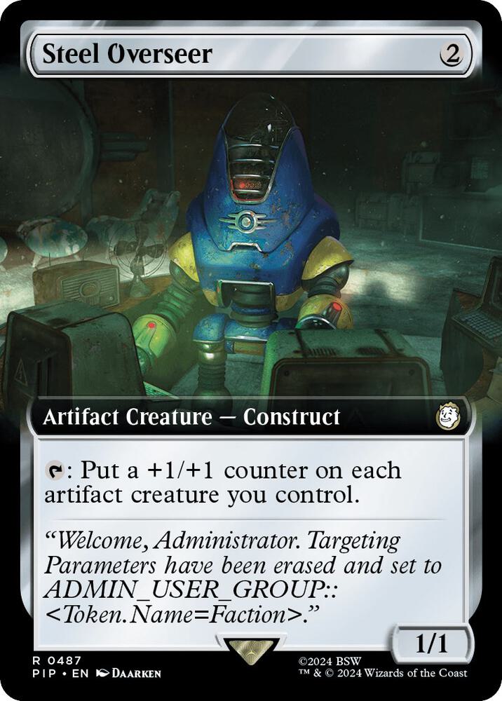 Steel Overseer (Extended Art) [Universes Beyond: Fallout] 487