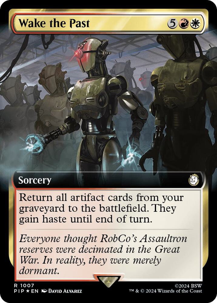 Wake the Past (Extended Art) (Surge Foil) [Universes Beyond: Fallout] 1007
