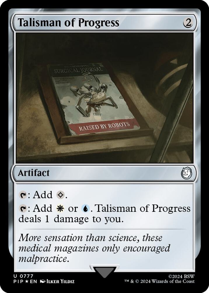 Talisman of Progress (Surge Foil) [Universes Beyond: Fallout] 777