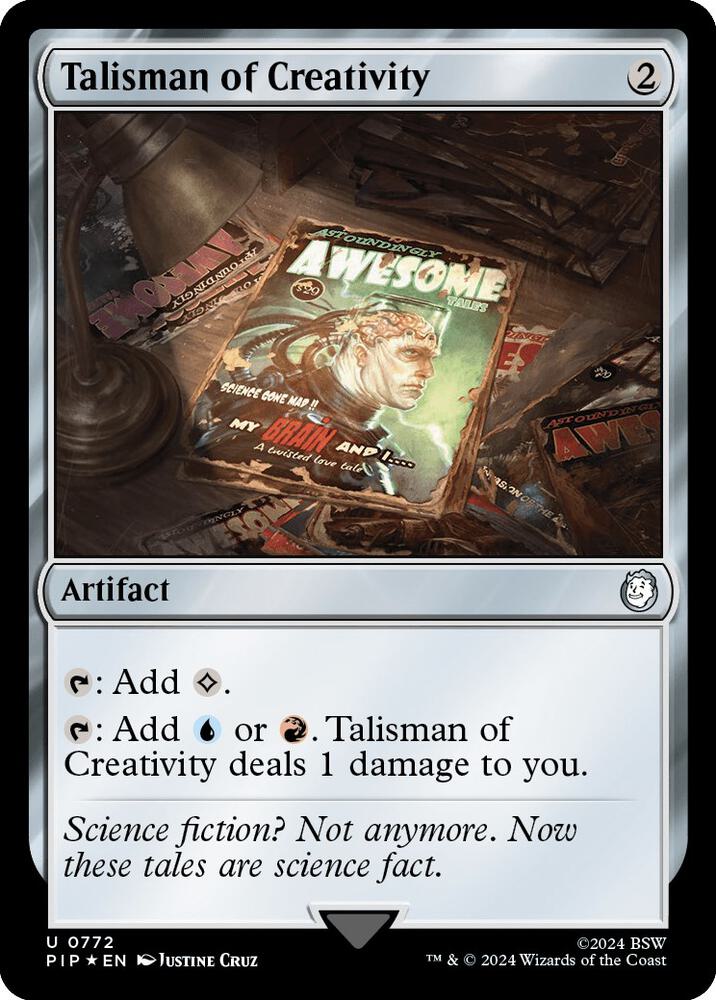 Talisman of Creativity (Surge Foil) [Universes Beyond: Fallout] 772