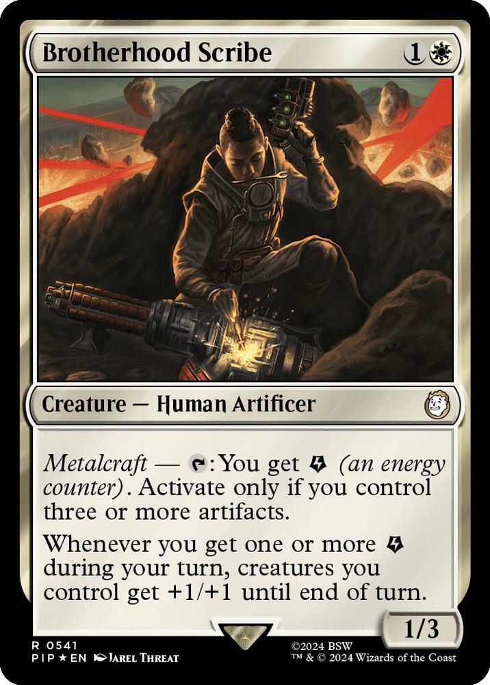Brotherhood Scribe (Surge Foil) [Universes Beyond: Fallout] 541