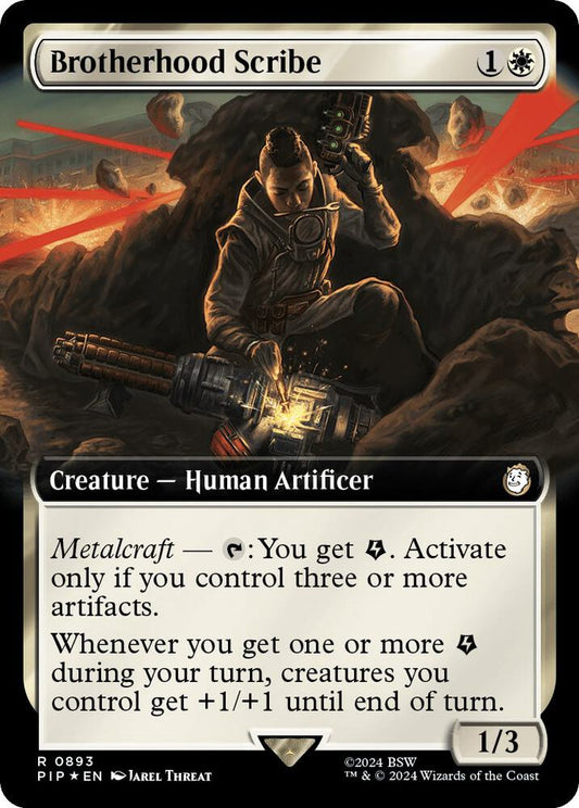 Brotherhood Scribe (Extended Art) (Surge Foil) [Universes Beyond: Fallout] 893