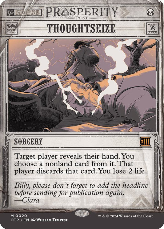 Thoughtseize [Outlaws of Thunder Junction: Breaking News] 20