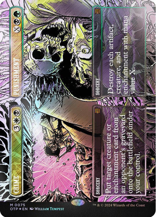 Crime // Punishment (Textured Foil) [Outlaws of Thunder Junction: Breaking News] 75
