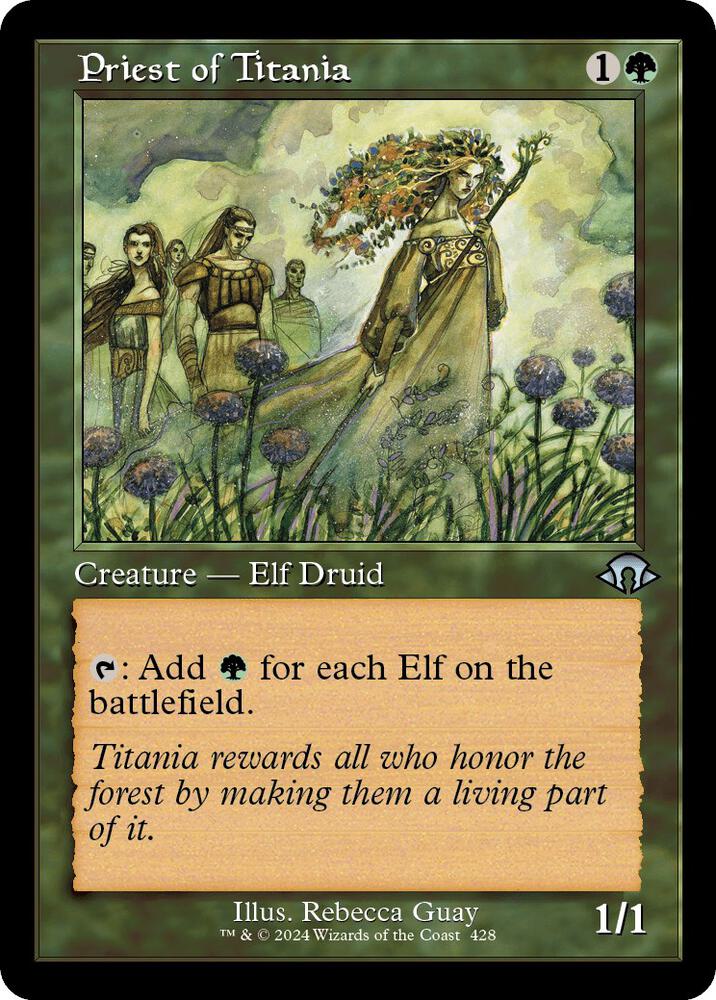 Priest of Titania (Retro Frame) [Modern Horizons 3] 428