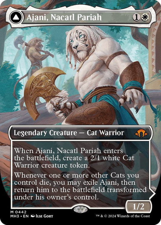 Ajani, Nacatl Pariah (Borderless) [Modern Horizons 3] 442