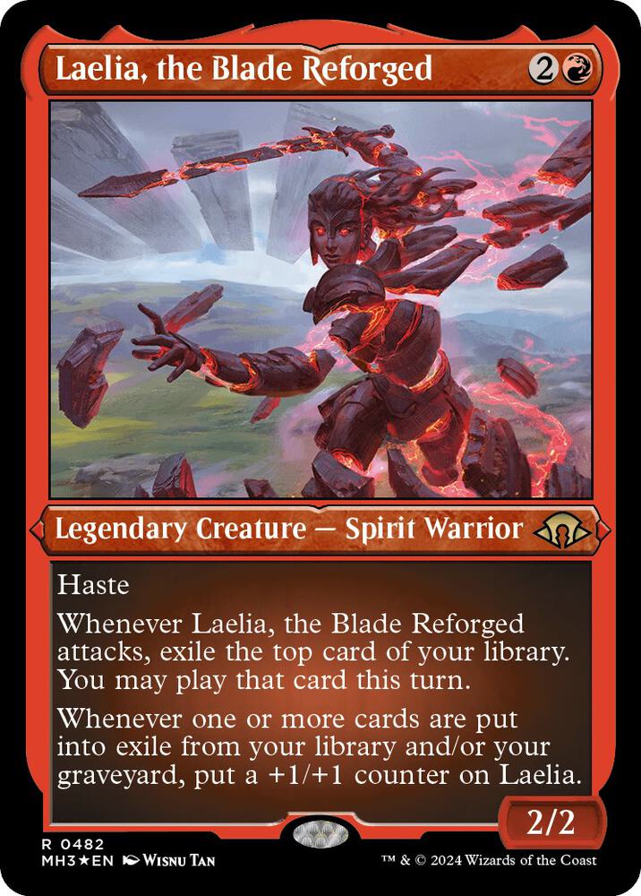 Laelia, the Blade Reforged (Foil Etched) [Modern Horizons 3] 482