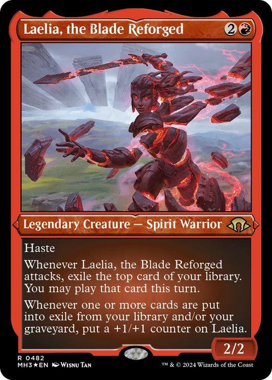 Laelia, the Blade Reforged (Foil Etched) [Modern Horizons 3] 482