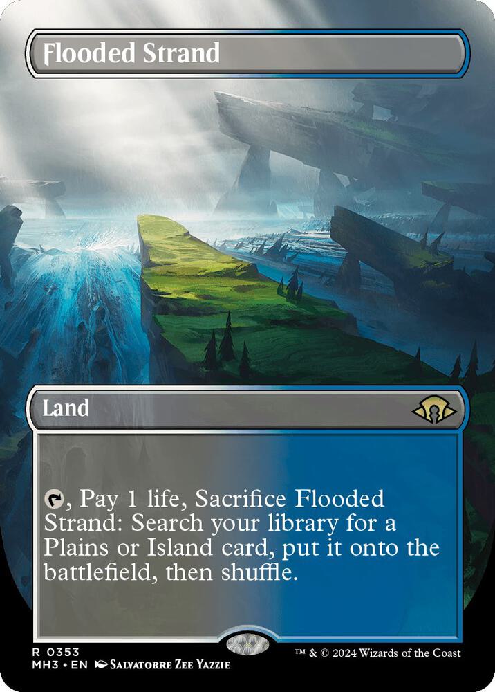 Flooded Strand (Borderless) [Modern Horizons 3] 353