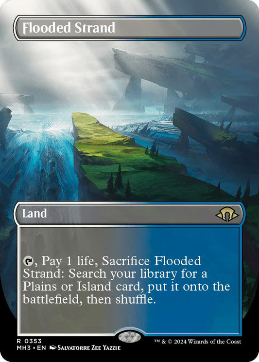 Flooded Strand (Borderless) [Modern Horizons 3] 353
