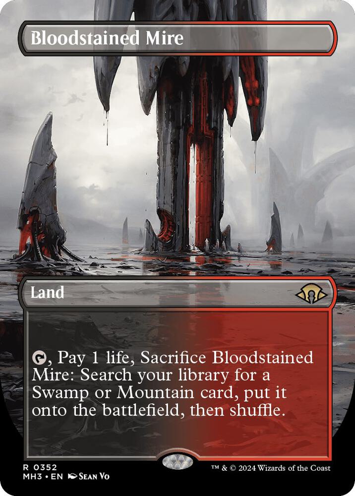 Bloodstained Mire (Borderless) [Modern Horizons 3] 352