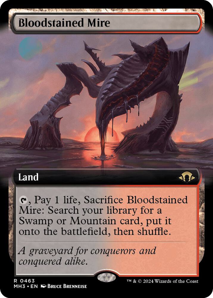 Bloodstained Mire (Extended Art) [Modern Horizons 3] 463
