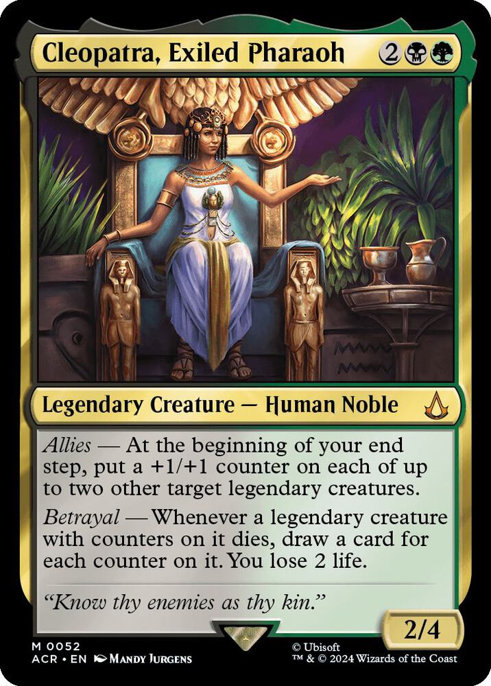 Cleopatra, Exiled Pharaoh [Universes Beyond: Assassin's Creed] 52