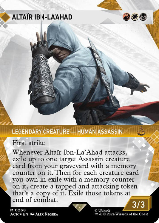 Altair Ibn-La'Ahad (Showcase) (Textured Foil) [Universes Beyond: Assassin's Creed] 268