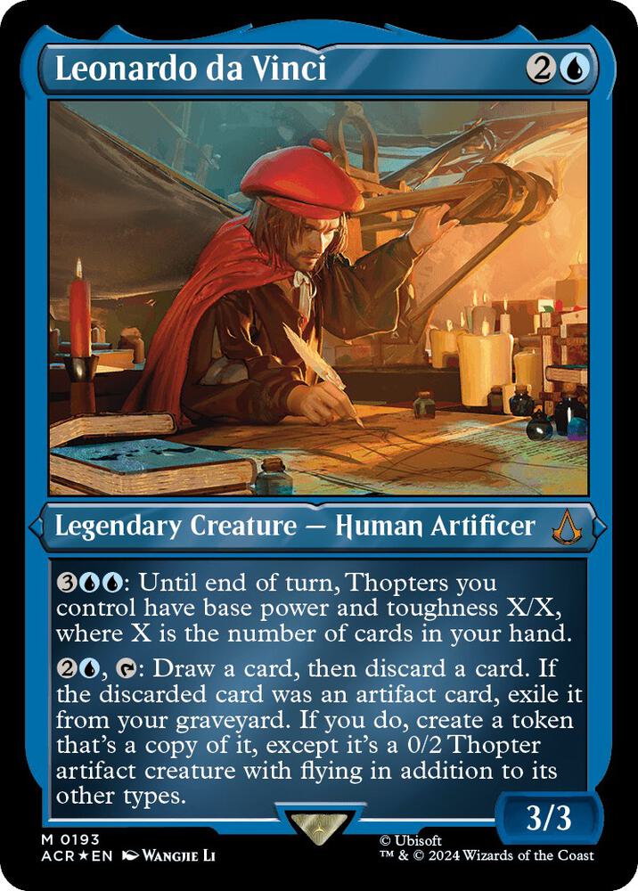 Leonardo da Vinci (Foil Etched) [Universes Beyond: Assassin's Creed] 193