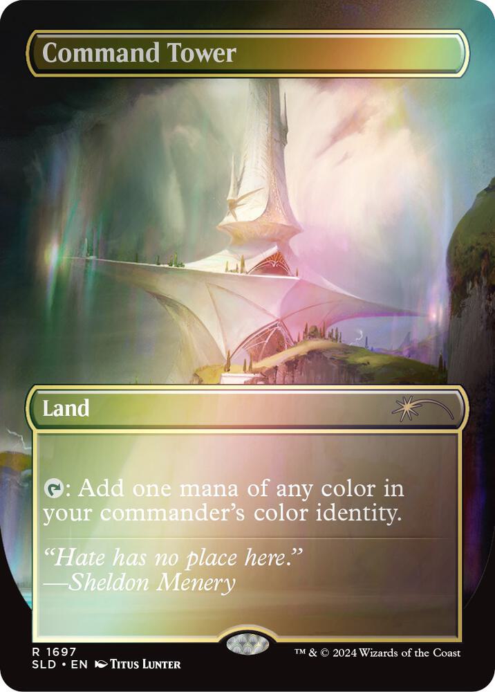 Command Tower (1697) (Rainbow Foil) [Secret Lair Drop Series] 1697