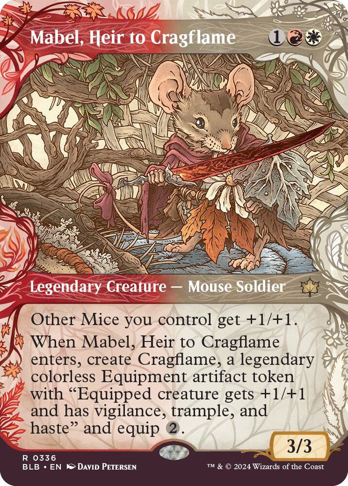 Mabel, Heir to Cragflame (Showcase) [Bloomburrow] 336